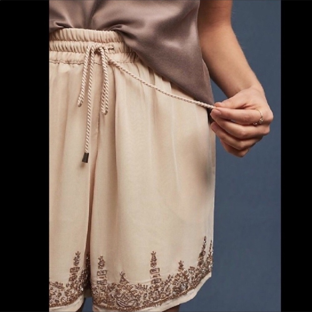 ❤️ ANTHROPOLOGIE MAEVE CRUISE EMBROIDERED SHORTS